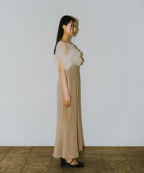 ドレス volume soft tulle dress / ボリュームソフトチュールドレス  