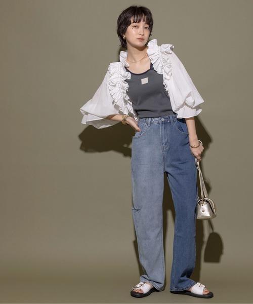 Eimee Law（エイミーロウ） ジーンズ デニム デニムパンツ バイカラー