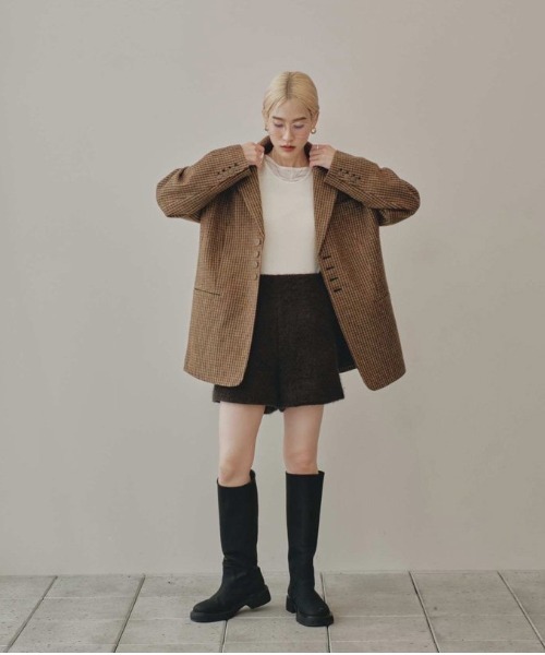 TODAYFUL ジャケット テーラードジャケット Wool100% Check Jacket