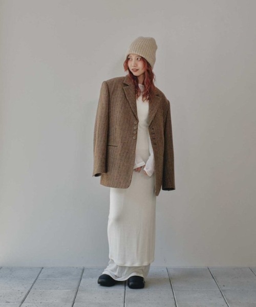 TODAYFUL ジャケット テーラードジャケット Wool100% Check Jacket