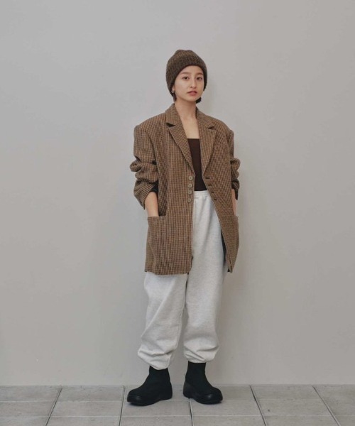 TODAYFUL ジャケット テーラードジャケット Wool100% Check Jacket