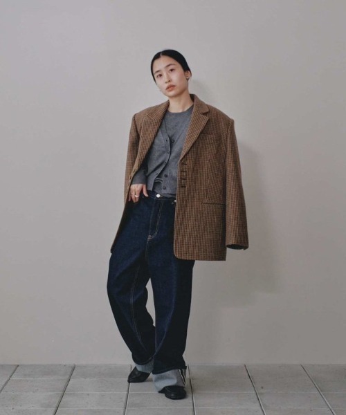 TODAYFUL ジャケット テーラードジャケット Wool100% Check Jacket