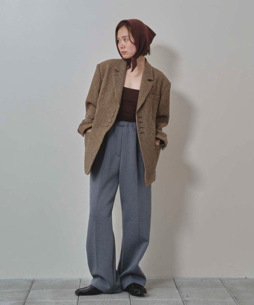 TODAYFUL ジャケット テーラードジャケット Wool100% Check Jacket