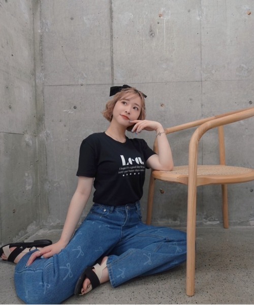 tシャツ 「ZOZOTOWN限定」LHP×Ami/Organic cotton Lea T/lhpami レディース メンズ L.H.P tシャツ 「ZOZOTOWN限定」LHP×Ami/Organic cotton Lea T