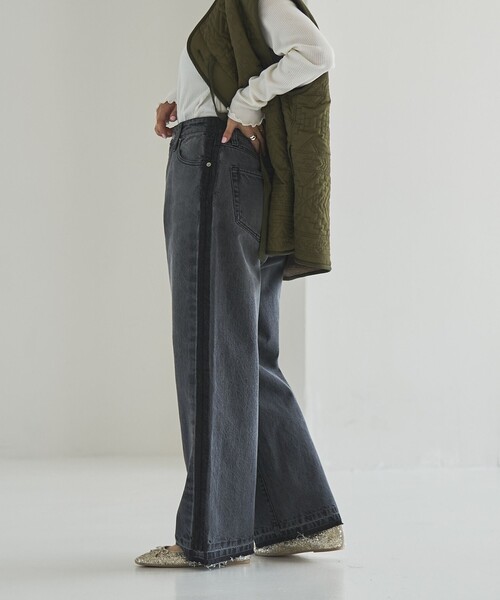 【Menes】 バギーデニム 5点セット 裾カットオフデザイン 全Mサイズ Menes】 バギーデニム 5点セット 裾カットオフデザイン 全M