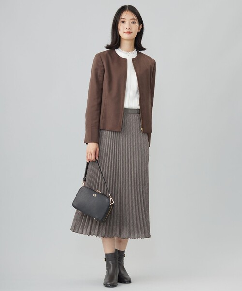 J.PRESS ブルゾン アウター 「洗える」シルセームスエード