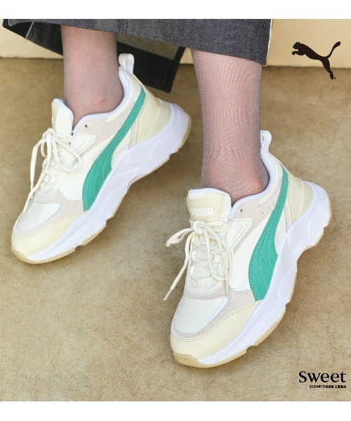 国内配送★PUMA★W CASSIA MU / カシーア 厚底 PUMA スニーカー プーマ CASSIA MU カシーア 401269 ABC-MART