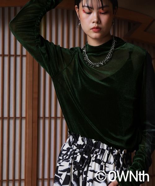OWNth（オンス） アンティカ antiqua tシャツ ベルベットシアー 
