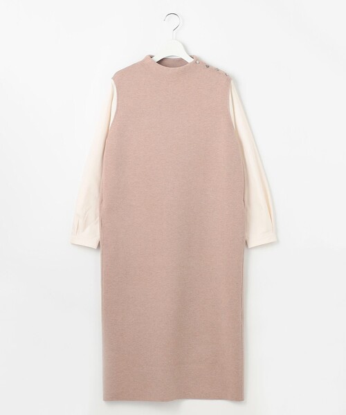 J.PRESS（J.プレス） ワンピース 「洗える」CLOTH COMBI KNIT