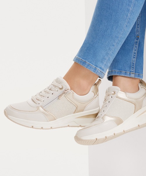 Tamaris（タマリス） スニーカー 「Tamaris」サイドジップ5cmヒール