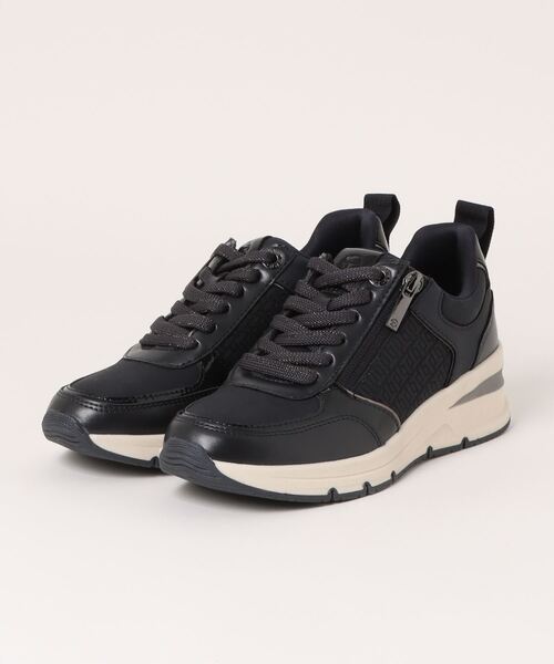 INTER-CHAUSSURES スニーカー 「Tamaris」サイドジップ5cmヒール