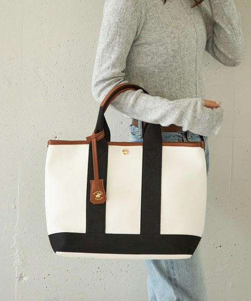 BEVERLY HILLS POLO CLUB トートバッグ 2way レザー BEVERLY HILLS POLO CLUB トートバッグ 「BEVERLY CLUB」「別注
