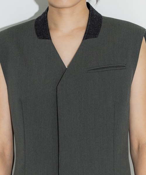 STUDIOUS tシャツ 「STUDIOUS/ステュディオス」テーラードジレ