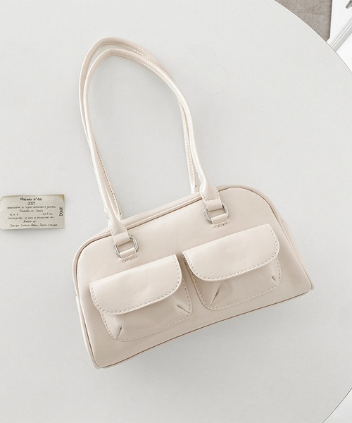 cream creme トートバッグ オイル ツーポケット レザー ショルダー