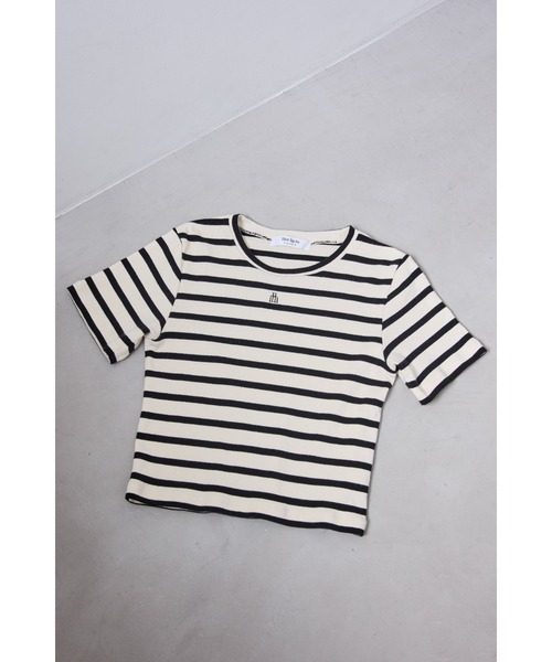 Her lip to tシャツ Trois Logo Ribbed Tee レディース