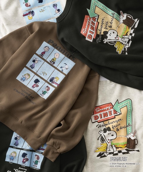 PEANUTS トレーナー スウェット 「PEANUTS / SNOOPY」別注 ピーナッツ