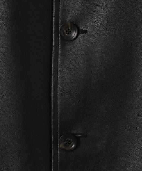 THE STANDARD カバーオール THE STANDARD/シンセティックレザーカー