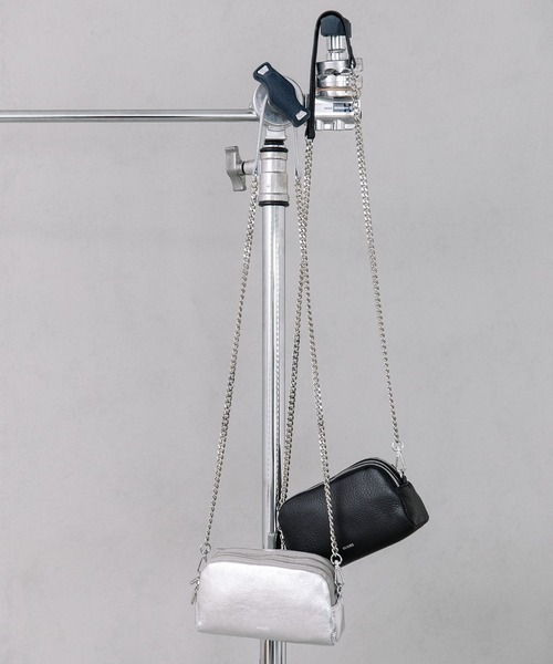 ショルダーバッグ バッグ 「BEAURE」トリプルファスナー ミニポシェット B-24310 レディースの画像