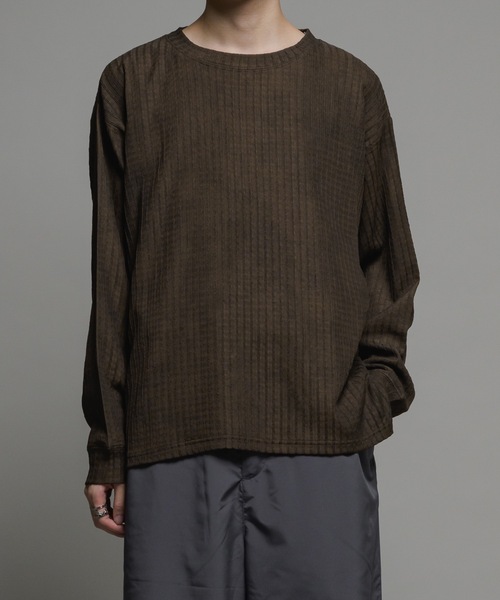 Casper John タイダイストライプオーバーシャツ Casper John シャツ Tie dye stripe over shirts/タイダイ