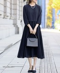 喪服 ワンピース 「喪服・礼服」コンビプリーツ...の詳細画像5