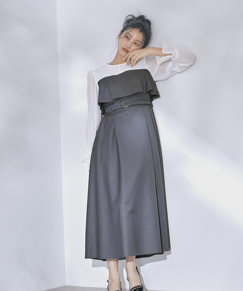 PROPORTION BODY DRESSING ワンピース【acf001】 アシメカットワンピース | PROPORTION BODY DRESSING