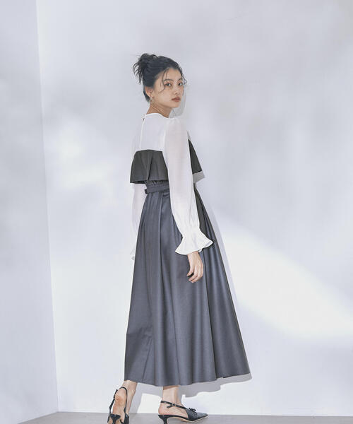 PROPORTION BODY DRESSING ワンピース シアードッキングタック