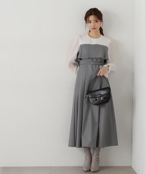 PROPORTION BODY DRESSING ワンピース シアードッキングタック