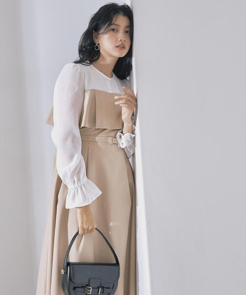 PROPORTION BODY DRESSING ワンピース シアードッキングタック