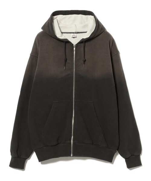 B：MING by BEAMS パーカー 「別注」AIRTOWNE MILLS / フェード
