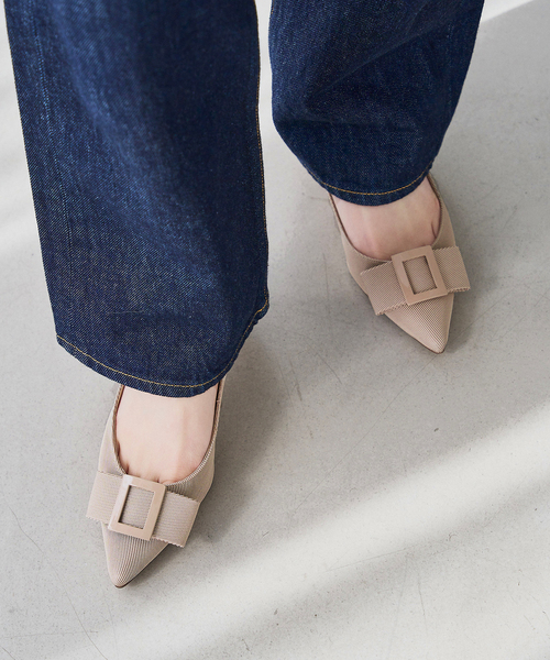 LE TALON パンプス 4.5cmバックルリボンパンプス : ZOZOTOWN