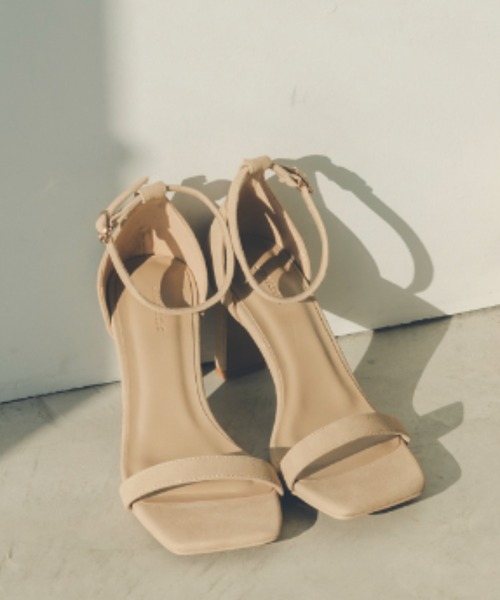 アニュアンス anuans ベルトバーサンダル Beige 新品 anuans（アニュアンス） サンダル ベルトバーサンダル レディース