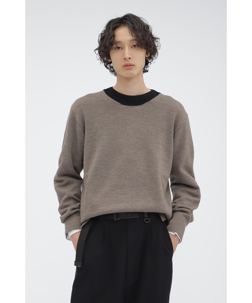MHL.（エムエイチエル） 長袖ニット MEDIUM グレー メンズ : ZOZOTOWN