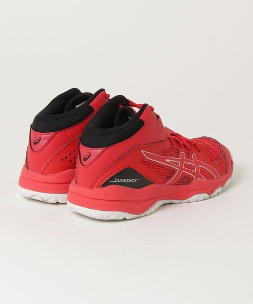 ASICS 「ASICS」 ハイカットスニーカー 22.5cm レッド レディース 