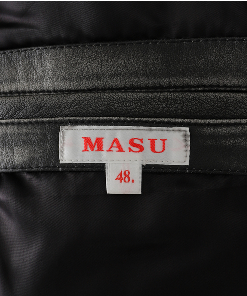 MASU（エムエーエスユー） コート アウター MASU ARGYLE LEATHER
