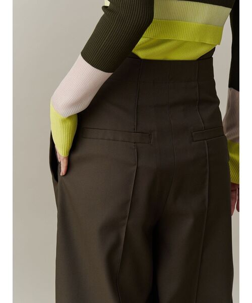 UN3D.（アンスリード） パンツ CURVE BELT LAYERED PT / カーブベルト