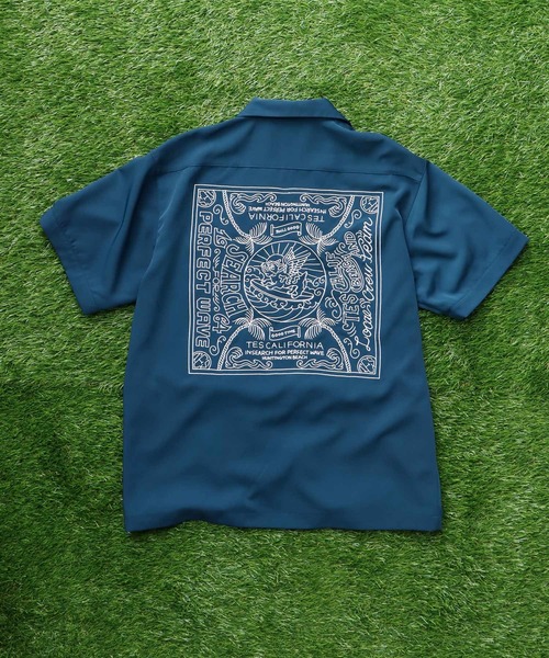 TES(TheEndlessSummer)バンダナ刺繍 シャツ The Endless TES(TheEndlessSummer)バンダナ刺繍 シャツ The Endless