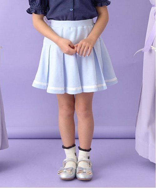 スカート プリーツスカート(インナーパンツ付き)「子供服」「キッズ