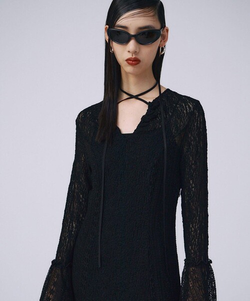 JOSE MOON ドレス 「JOSEMOON/ジョゼムーン」BELLSLEEVE LACE