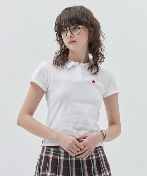 ポロシャツ ポロ KIRSH PLAIN SLIM FIT PIQUE T-SHIRT キルシー プレーン スリムフィット ピケ Ｔシャツ レディース KIRSH PLAIN SLIM FIT PIQUE T-SHIRT キルシー プレーン スリム