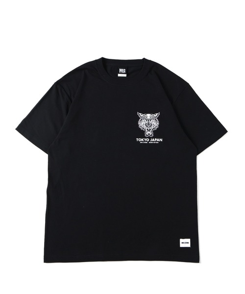 Bizen art tattoo studio 美漸 Tシャツ ブラック 2XL MFC STORE tシャツ 彫師美漸-BIZEN x TIGER TYO S/S TEE メンズ