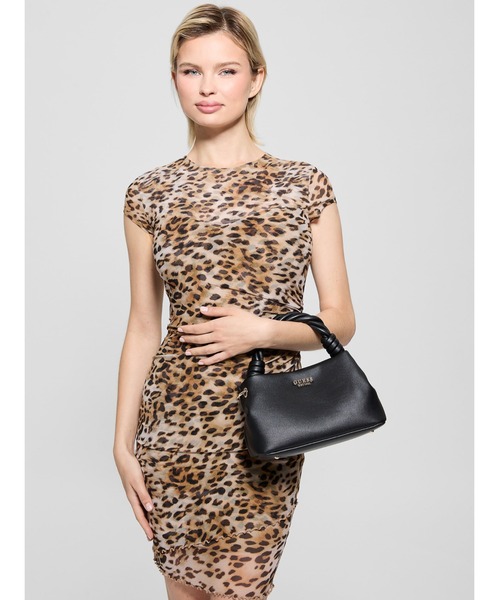 GUESS ヴィーガンクロコ革　ショルダーバック GUESS ショルダーバッグ バッグ SANSA Top Handle Crossbody