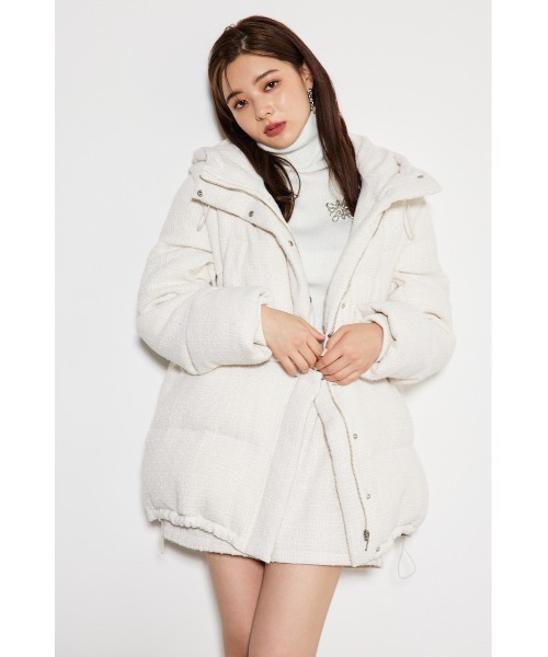 rienda（リエンダ） ダウンコート MEDIUM ホワイト系その他 レディース