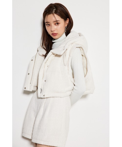 rienda（リエンダ） ダウンコート MEDIUM ホワイト系その他 レディース