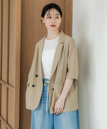 コート アウター 「イージーケア」シアーメッシュハーフスリーブジャケット レディース｜ZOZOTOWN Yahoo!店