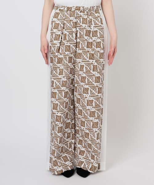 Sara mallika イージーパンツ Cotton Poplin Print 020651SM4 サラ マリカ Sara mallika Sara mallika イージーパンツ Cotton