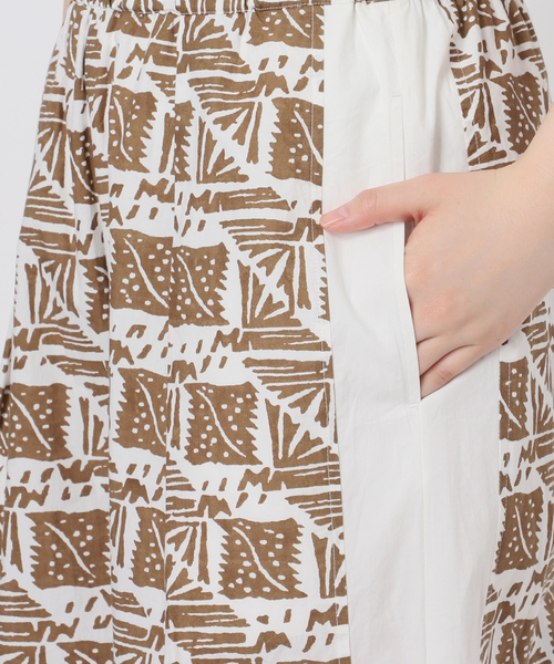 Sara mallika イージーパンツ Cotton Poplin Print 020651SM4 サラ マリカ Sara mallika Sara mallika イージーパンツ Cotton