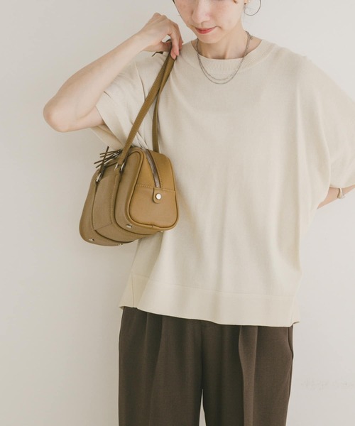 【アイテムズ アーバンリサーチ（レディース）】ニットTシャツ ITEMS URBANRESEARCH ニット セーター ニットTシャツ レディース