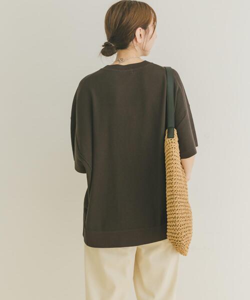 【アイテムズ アーバンリサーチ（レディース）】ニットTシャツ ITEMS URBANRESEARCH ニット セーター ニットTシャツ レディース
