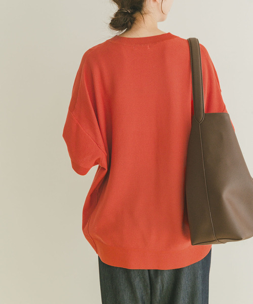 【アイテムズ アーバンリサーチ（レディース）】ニットTシャツ ITEMS URBANRESEARCH ニット セーター ニットTシャツ レディース