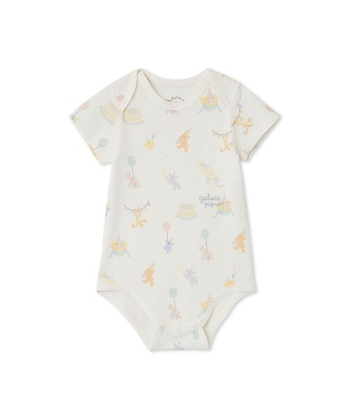gelato pique（ジェラートピケ） ベビー服 ロンパース 「BABY」半袖